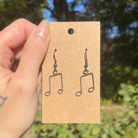 Music Note earrings
